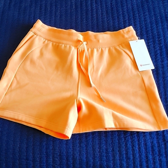 lululemon athletica Pants - Lululemon  Orange Athletic Shorts with Relaxed Fit